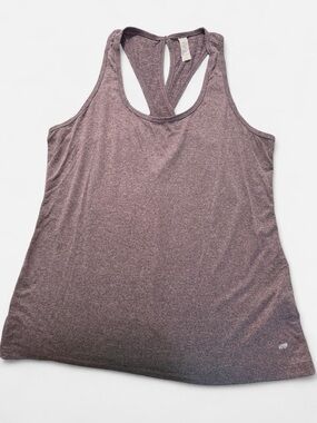 Racerback Tank Top - Mauve Heather